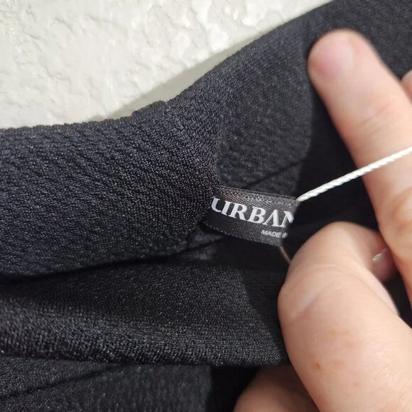 Urban Coco Pleated Flared Skater Skirt Medium Black - Picture 3 of 11